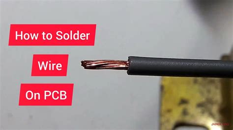 How To Solder Wires Properly On Pcb Youtube