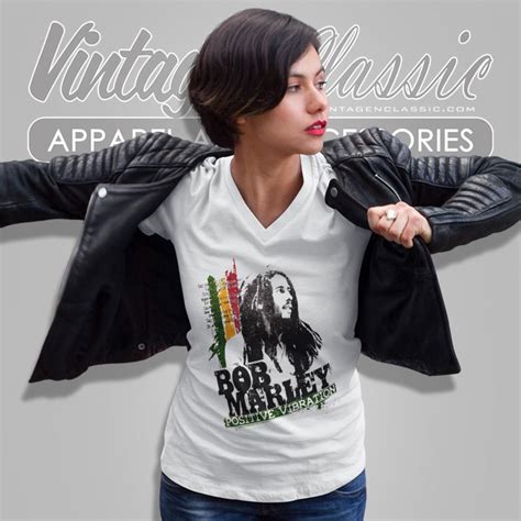 Bob Marley Positive Vibration Shirt Vintagenclassic Tee