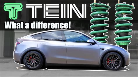 TEIN Flex Z Coilovers IMPROVE TESLA MODEL Y Handling Comfort First