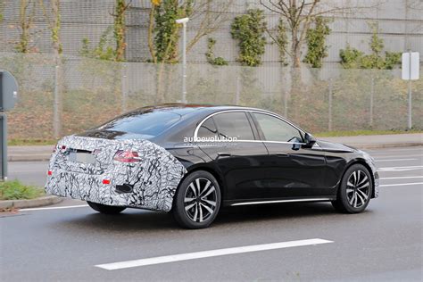 2024 Mercedes Benz E Class Shows Sober Exterior And High Tech Cockpit In New Spy Shots