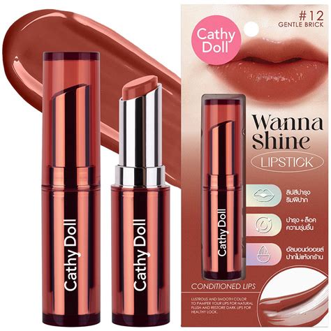 Cathy Doll Wanna Shine Lipstick G New Color New Product