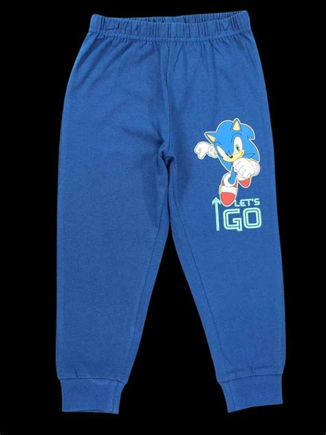 Sonic Pyjama Gar On Imprim Sonic En Coton Bleu Kiabi Nu