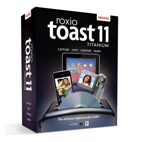 roxio toast  titanium pro  mac recording software cd rom