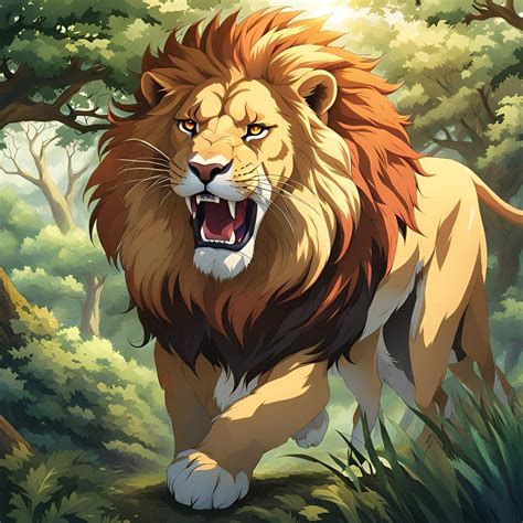 Download Ai Generated Lion Mane Royalty Free Stock Illustration