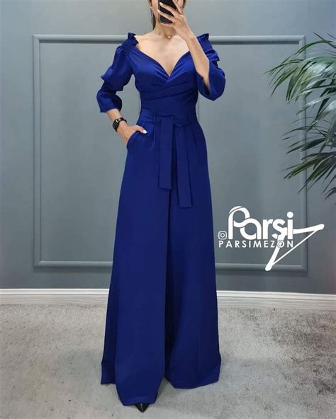 V Neck Ruffle Sleeve Chiffon Overlay Jumpsuit Artofit