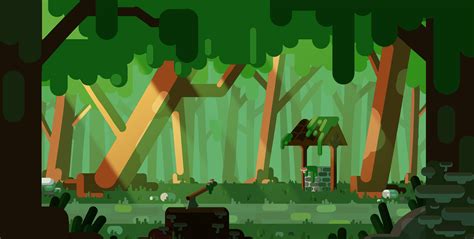 Background: Lone Forest on Behance