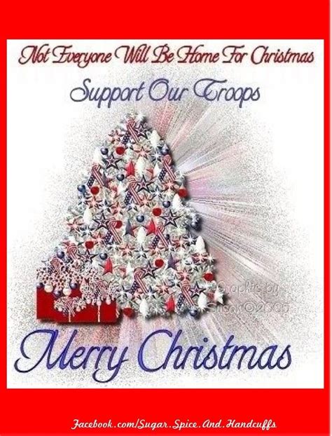 Support Our Troopsmerry Christmas Military Christmas Christmas