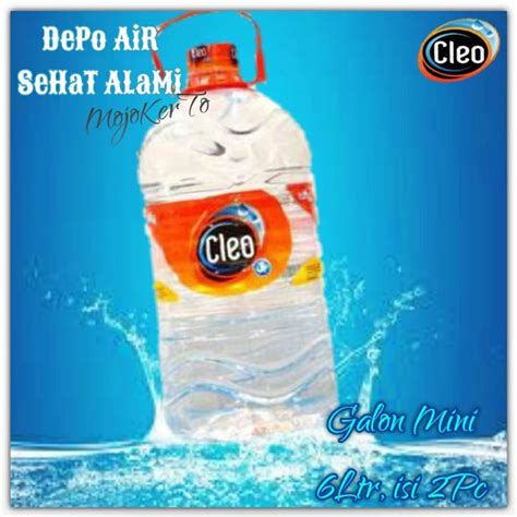 Jual Cleo Galon Mini Lt Pak Isi Galon Shopee Indonesia