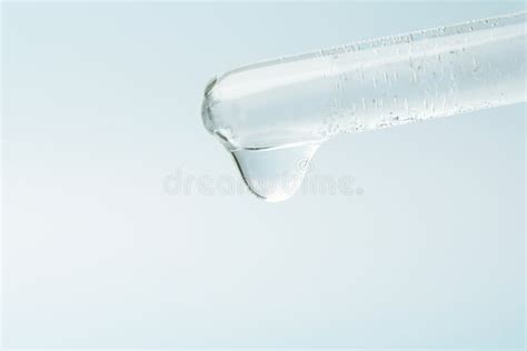 Pipette Dropping Liquid Into Glass Tubes Laboratory Glassware With