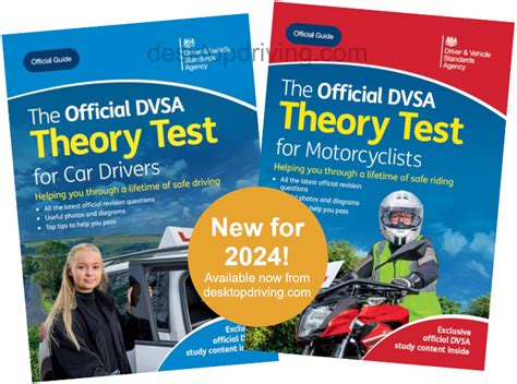 Official Dvsa Theory Test Books For Car Drivers And Motorcyclists Books