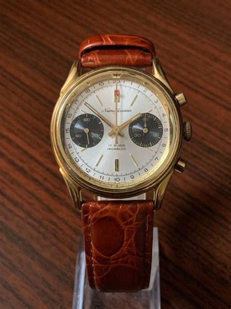 Numa Jeannin Chronograph Valjoux 7733 NO RESERVE Catawiki