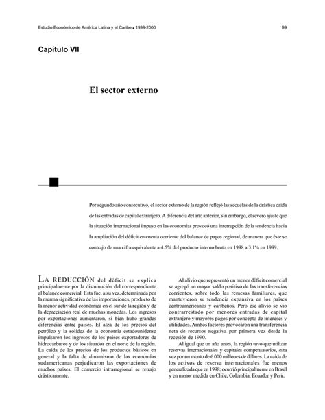 El Sector Externo Pdf