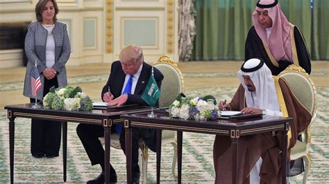 Trump Signs 110 Billion Arms Deal With Saudi Arabia On A Tremendo