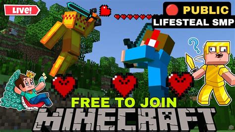 Minecraft Javapocket Edition Lifesteal Smp 🔴 Live Streaming Forget