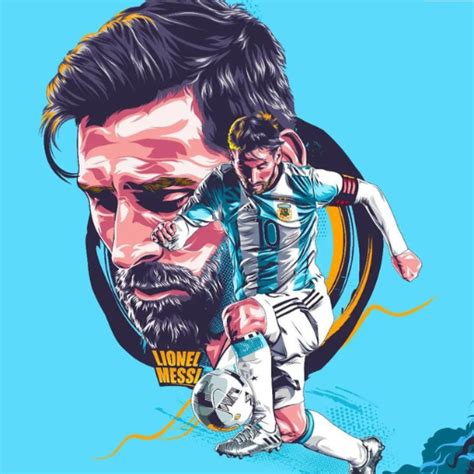 Lionel Messi Fifa World Cup Qatar Painting Lionel Messi Messi