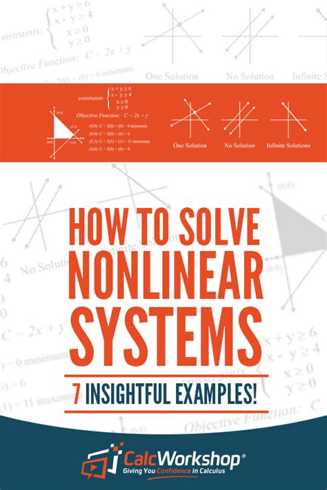 How to Solve Nonlinear Systems? (7 Insightful Examples!)