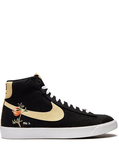 Nike Blazer Mid 77 Pomegranate Sneakers Black Farfetch