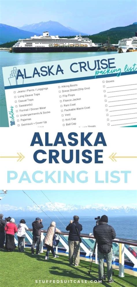 Best Alaska Cruise Packing List [pdf] Printable Checklist