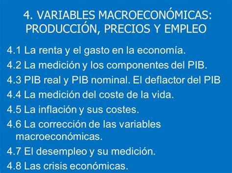 Las Variables Macroeconómicas Del Mercado ¿cuáles Son Economía Finanzas