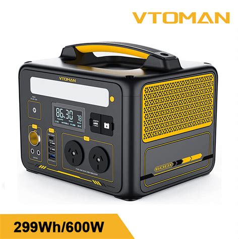 VTOMAN Jump 600X Portable Power Station 600W Solar Generator 299Wh For