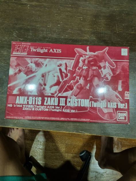 HG 1/144 AMX-011S Zaku III Custom Twilight Axis Version, Hobbies & Toys ...