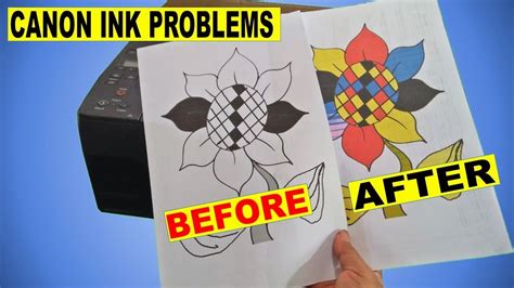 How To Fix Canon Printer Color Print Problem Black Ink Not Printing