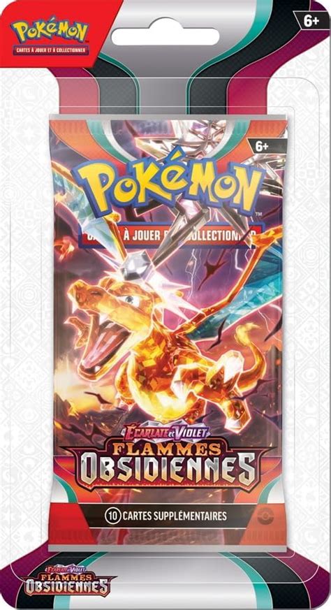 Booster Pokémon Ecarlate Et Violet Flammes Obsidiennes Ev03 1