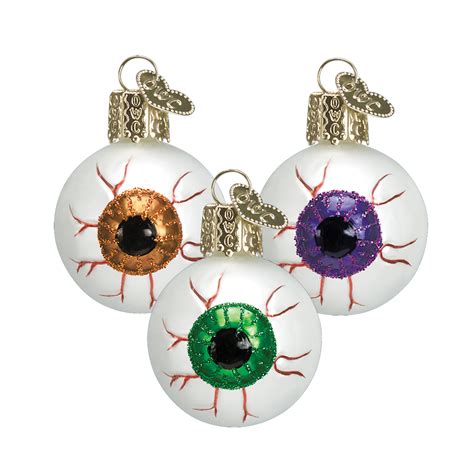 Evil Eye Ornaments Glass Eyeball Halloween Ornament