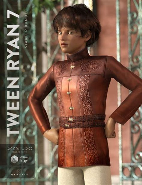 Tween Ryan 7 Starter Bundle 3d Models For Daz Studio And Poser