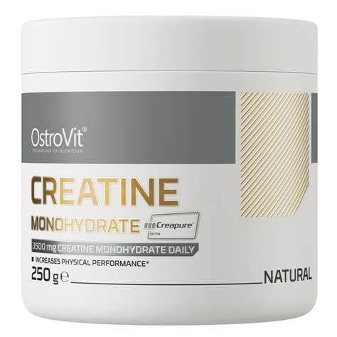 OstroVit Monohydrat Kreatyny Creapure 250 g naturalny 45 99 zł OstroVit