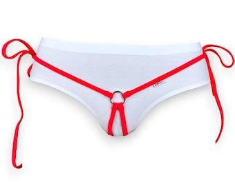 1022 6 Spandex Micro Thong Bikini Bottom With Adjustable Side Ties Shbikini Extreme String