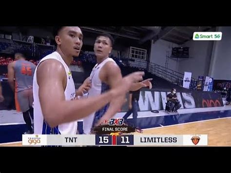 TNT Vs Limitless Quarterfinals Highlights PBA 3x3 Leg 4 YouTube