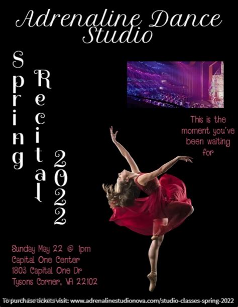 Copy Of Dance Show Recital Event Flyer Template Postermywall