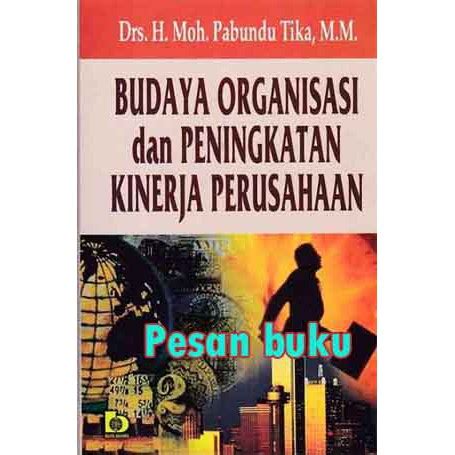 Jual Buku Budaya Organisasi Dan Peningkatan Kinerja Perusahaan Drs H