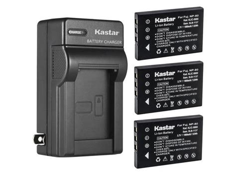 Kastar Pack Battery And Ac Wall Charger Replacement For Samsung Slb