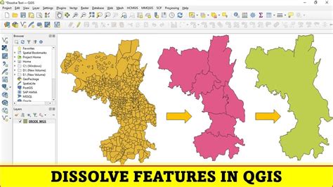 QGIS Tutorials 37 How To Use Dissolve Tool In QGIS Beginners QGIS