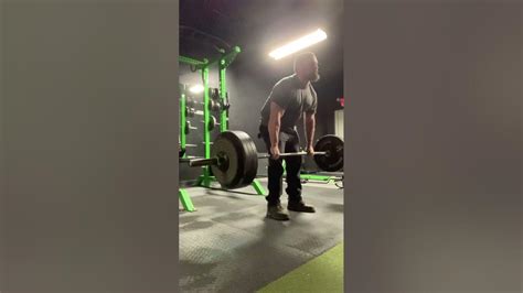 390lbs Double Overhand Deadlift Pr Youtube