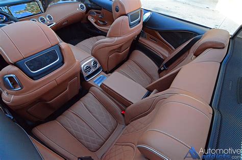 2017 Mercedes Amg S65 Cabriolet Rear Seats High Automotive Addicts