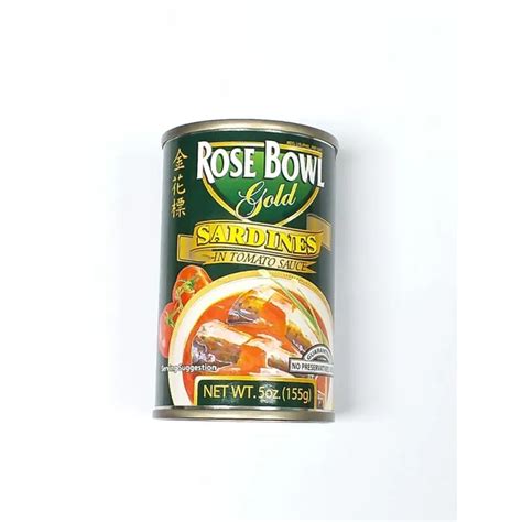 Rose Bowl Gold Sardines In Tomato Sauce 155g Lazada Ph