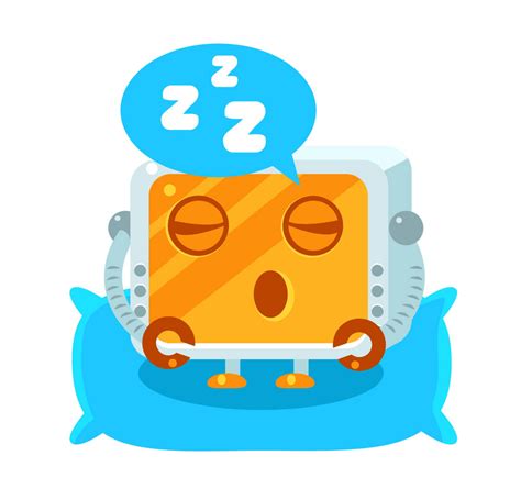 Sleeping Robot Clipart Clipartlib