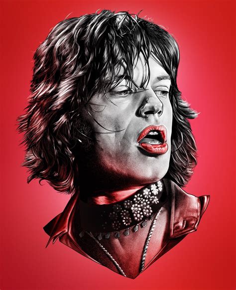 Berkay Da Lar On Twitter Mick Jagger Digitalart