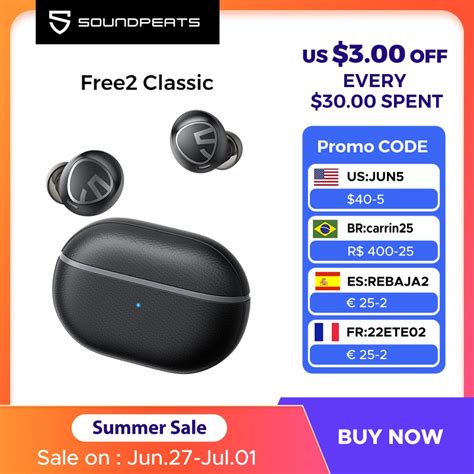 Soundpeats Free2 Classic Mini True Wireless Earphones Bluetooth V5 1 Headphones Smarttouch