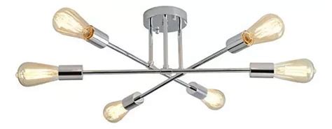 Lámpara De Techo Mid Century Candelabro Sputnik Ajustable D MercadoLibre