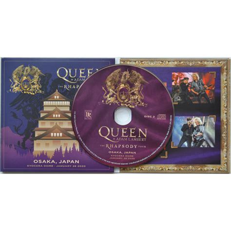 Queen And Adam Lambert The Rhapsody Tour 2020 Live In Osaka 2cd Set