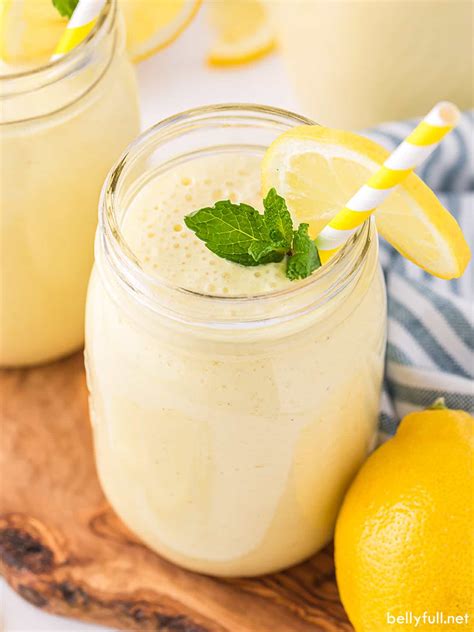 Lemon Smoothie Dairy Free Belly Full