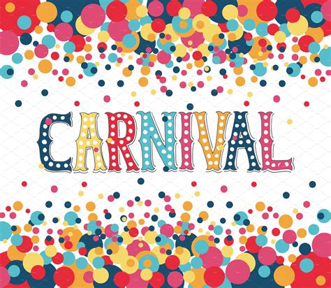 Carnival Poster Design Template Poster Templates Creative Market