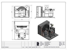 Tecumseh AJ2 HTA Condensing Unit 1HP R404A MHBP CAJT9510ZMHR FZ 1 With