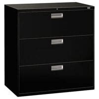 HON 695LP 600 Series 42 X 19 1 4 X 67 Black Five Drawer Metal