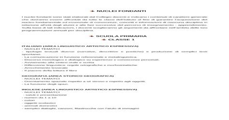 Nuclei Fondanti Ictoniolo Edu It Tipologie Testuali Varie Testo