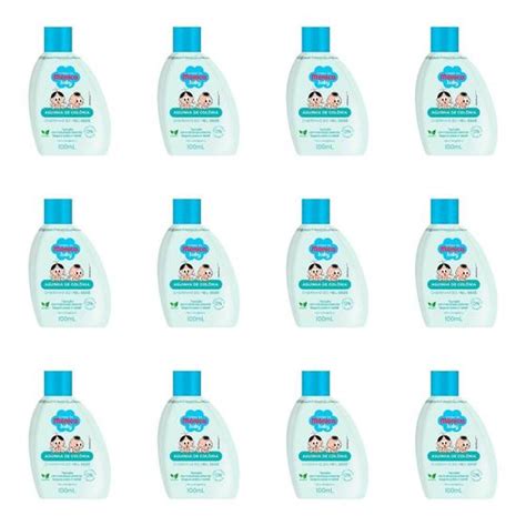 Turma da Mônica Cheirinho de Bebê Água de Colônia 100ml Kit C 12